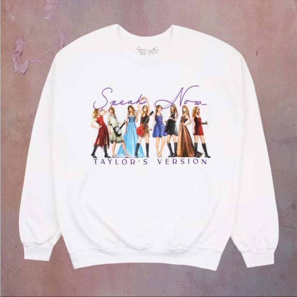 NEW Taylor Swift Speak Now Eras Crewneck